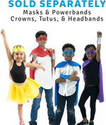 Everfan kids superhero cape displayed flat on surface
