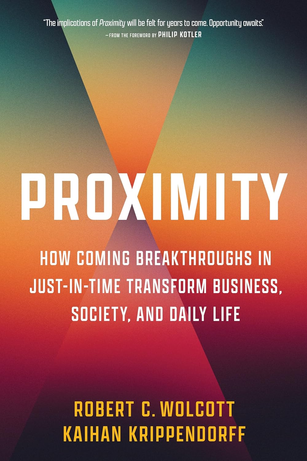 Columbia Business School Proximity Hardcover Book front view for premium business strategy insights.