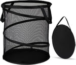 BATTOO Collapsible Laundry Baskets- Foldable Hamper for Laundry Extra Large Pop Up Laundry Hamper 107L with Long Straps Drawstring Clothes Hamper for Bathroom, Campout, Dorm or Travel Navy - Image 11