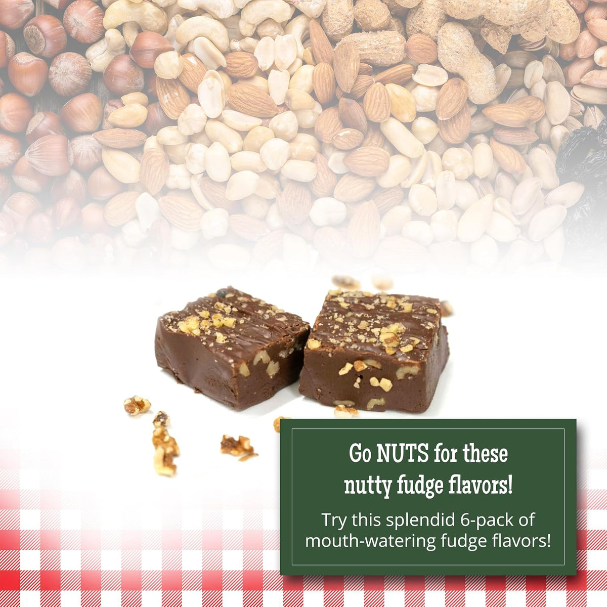 Authentic American small batch handmade fudge gift set for luxury occasions