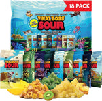 Final Boss Super Sour Candy, Tropical Sampler, 27 Pack, All Sour Levels, Fruit Chews with Real Dried Fruit, No Artificial Colors, No Artificial Fruit Flavors, Low Calorie Snack for Kids, Teens, Adults, Lunch Boxes - Image 9