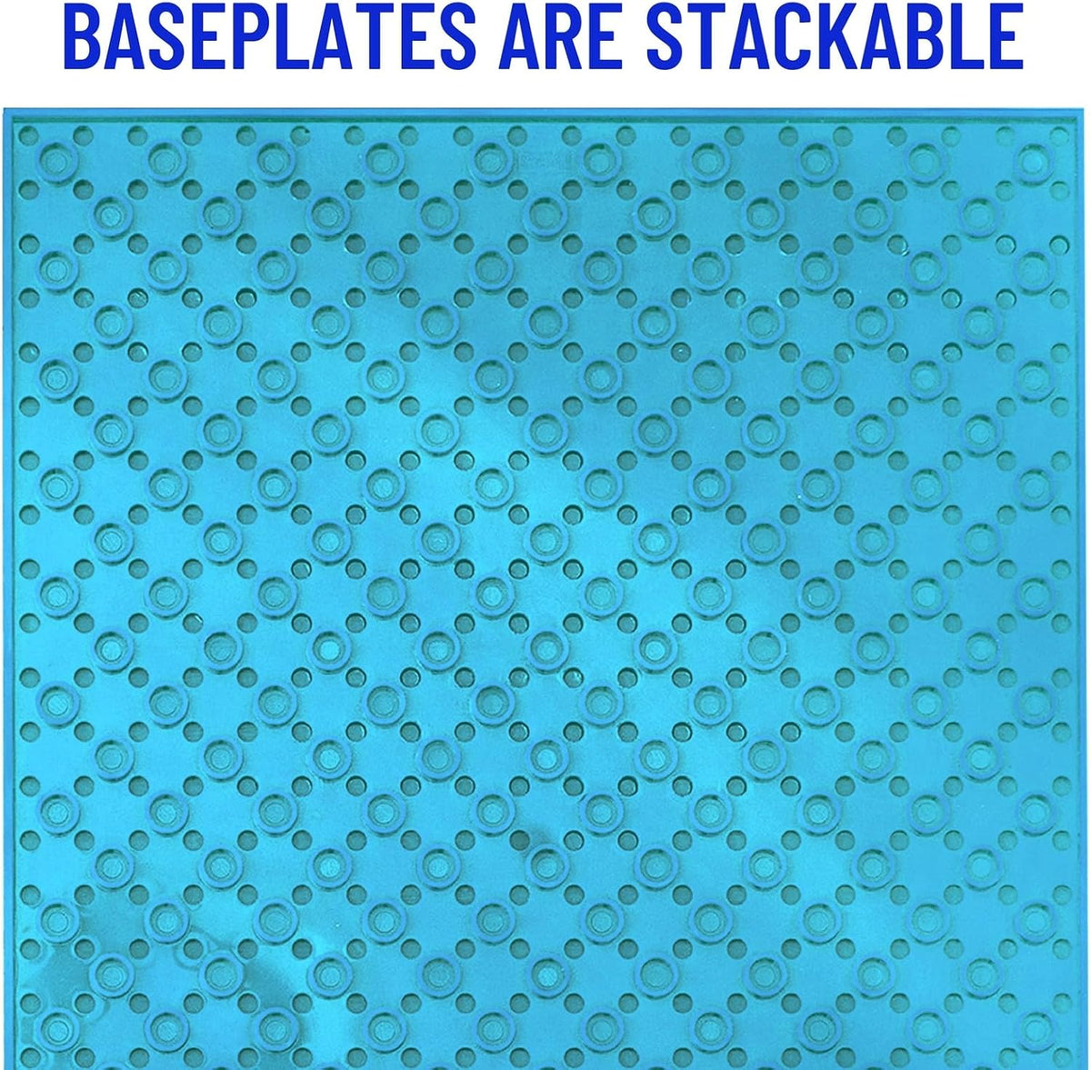 Strictly Briks 6x6 inch building brick plates stackable