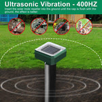 USKICH solar powered snake and gopher repellent unit close up