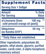 Life Extension heart health supplement bottle side profile