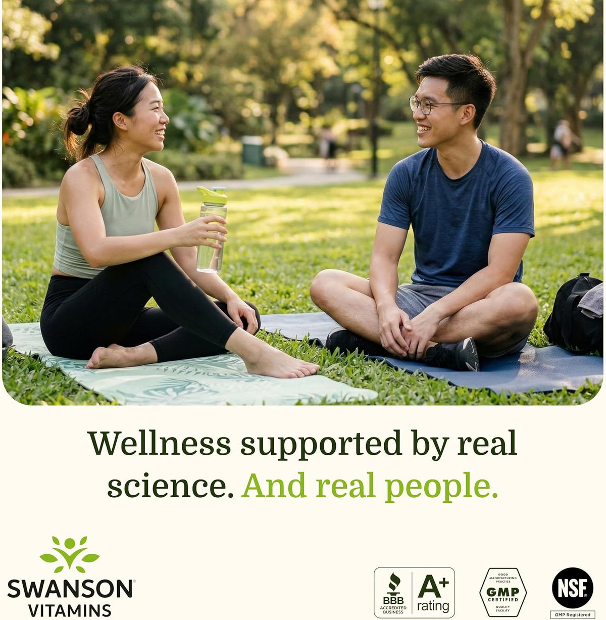 Swanson natural health supplement bottle cap