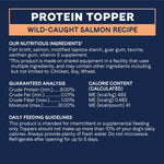 Healthy grain free high protein supplement pouch back label