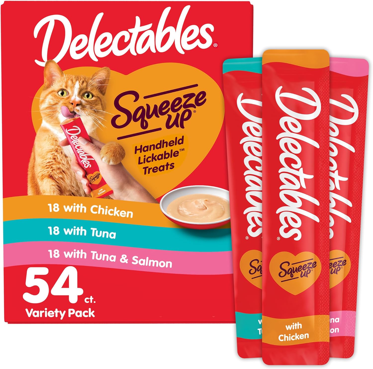 Hartz Delectables Squeeze Up Variety Pack front view