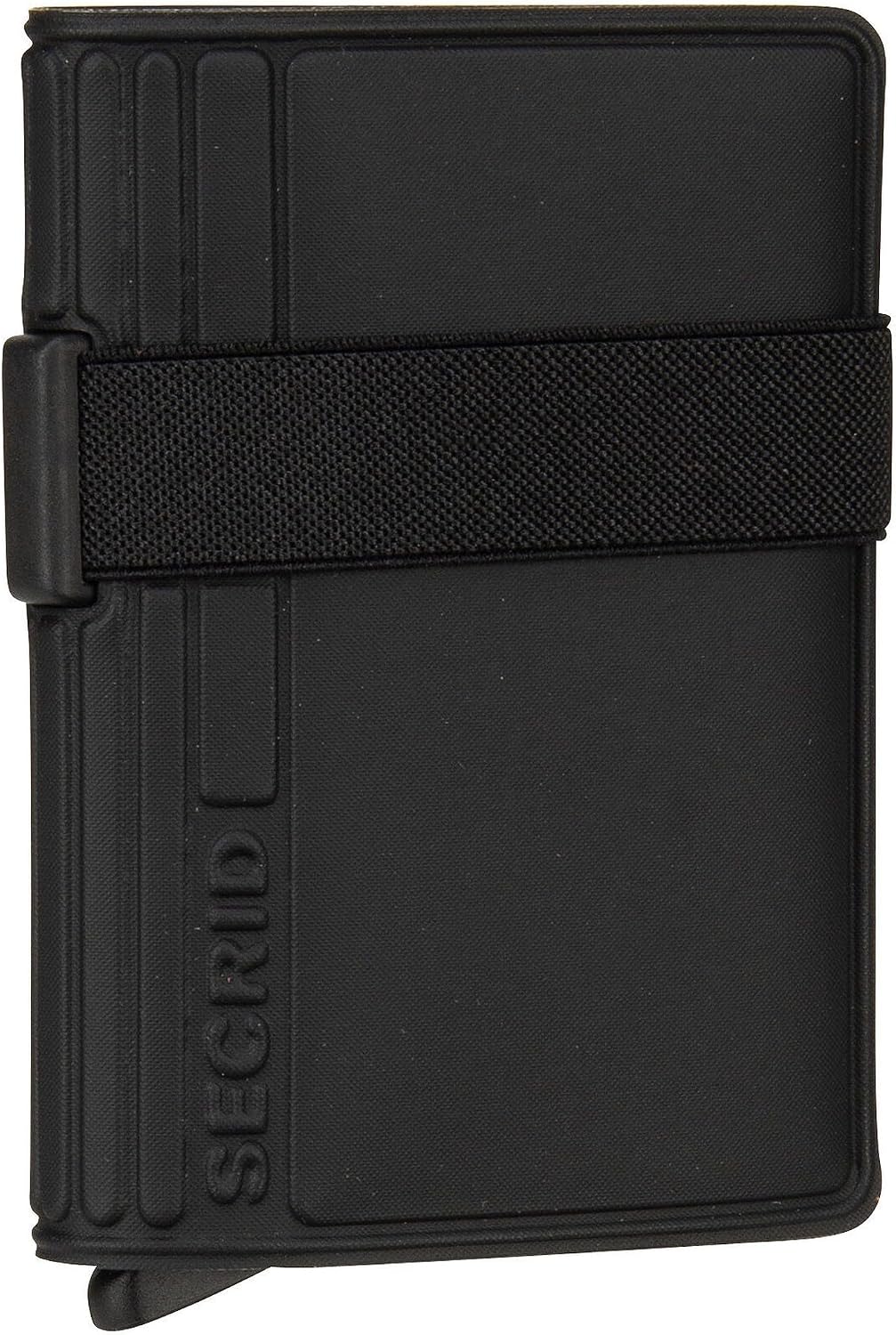 Secrid card protector titanium angled view showing metallic finish
