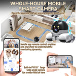 Side view of Oromvo movable robot pet camera