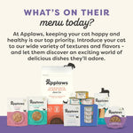 Top view of Applaws premium wet cat food variety pack