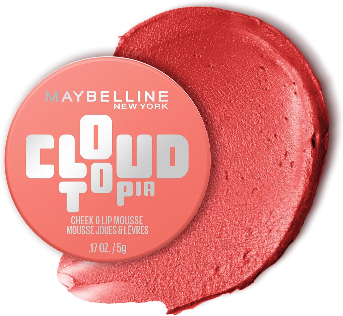 Maybelline Cloudtopia Blush for Cheeks and Lip Mousse, Ultra-Vivid, Pigmented Formula for Up to 14HR of Blush and Lip Makeup Color, Toasted Sky, 1 Count - Image 12