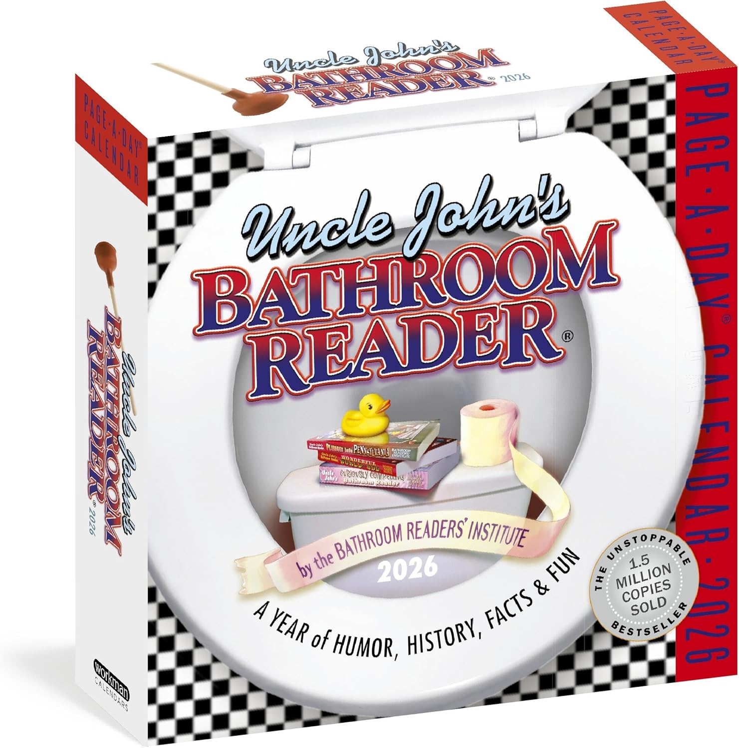 Uncle John's Bathroom Reader Page-A-DayÃ‚Â® Calendar 2026: A Year of Humor, History, Facts, and Fun - Image 1