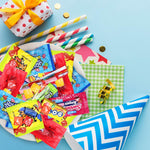 Taboom Candy bulk mix inside a decorative party candy bowl