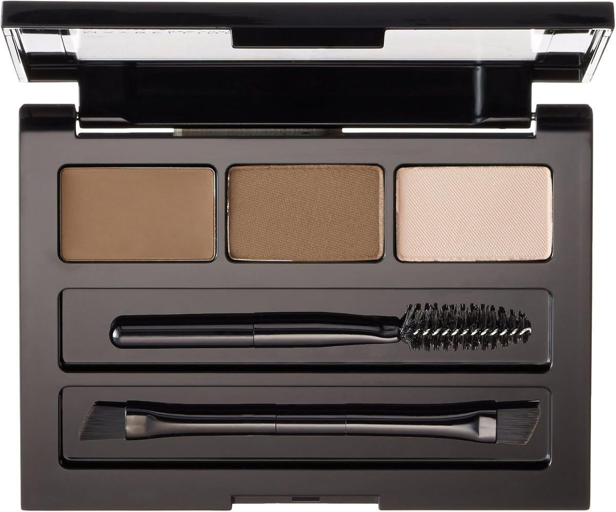 Maybelline Brow Drama Pro Palette back of packaging and ingredients