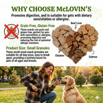 McLovin's chicken treats as a healthy kibble meal topper
