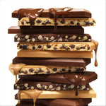 Nutritional snack bars featuring a crunchy cocoa texture sweetened with monk fruit.
