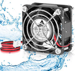 GDSTIME 120mm x 25mm 12V DC IP67 Waterproof Fan 2Pin Dual Ball High Speed | Brushless, Replacement for RV Fridge, Ice Maker, Wine Cooler, Mini Greenhouse, Outdoor Cabinet Cooling -120x120x25mm, 2500RPM - Image 10