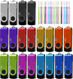 16GB 20-Pack Bulk Flash Drive Nicepicten Zip Drive USB 2.0 Thumb Drive Pack | FAT32 USB Jump Drives Multipack Memory Stick Pendrive for Backup - 16GB Blue - Image 13