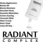 Radiant Complex face primer container close up