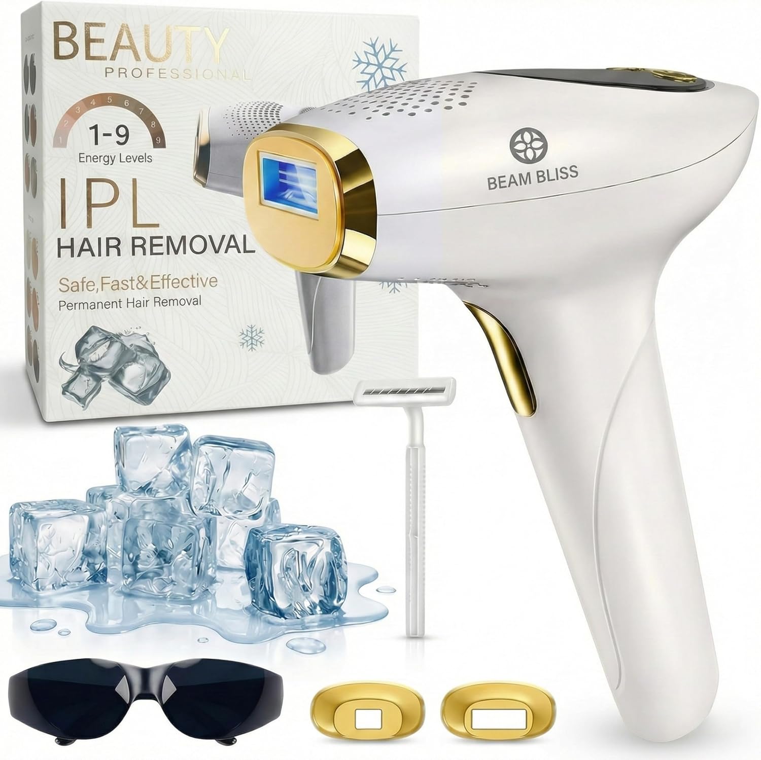 FVF IPL laser hair removal device front view