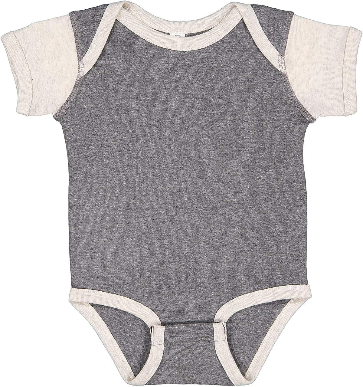 Rabbit Skins baby bodysuit fabric texture view