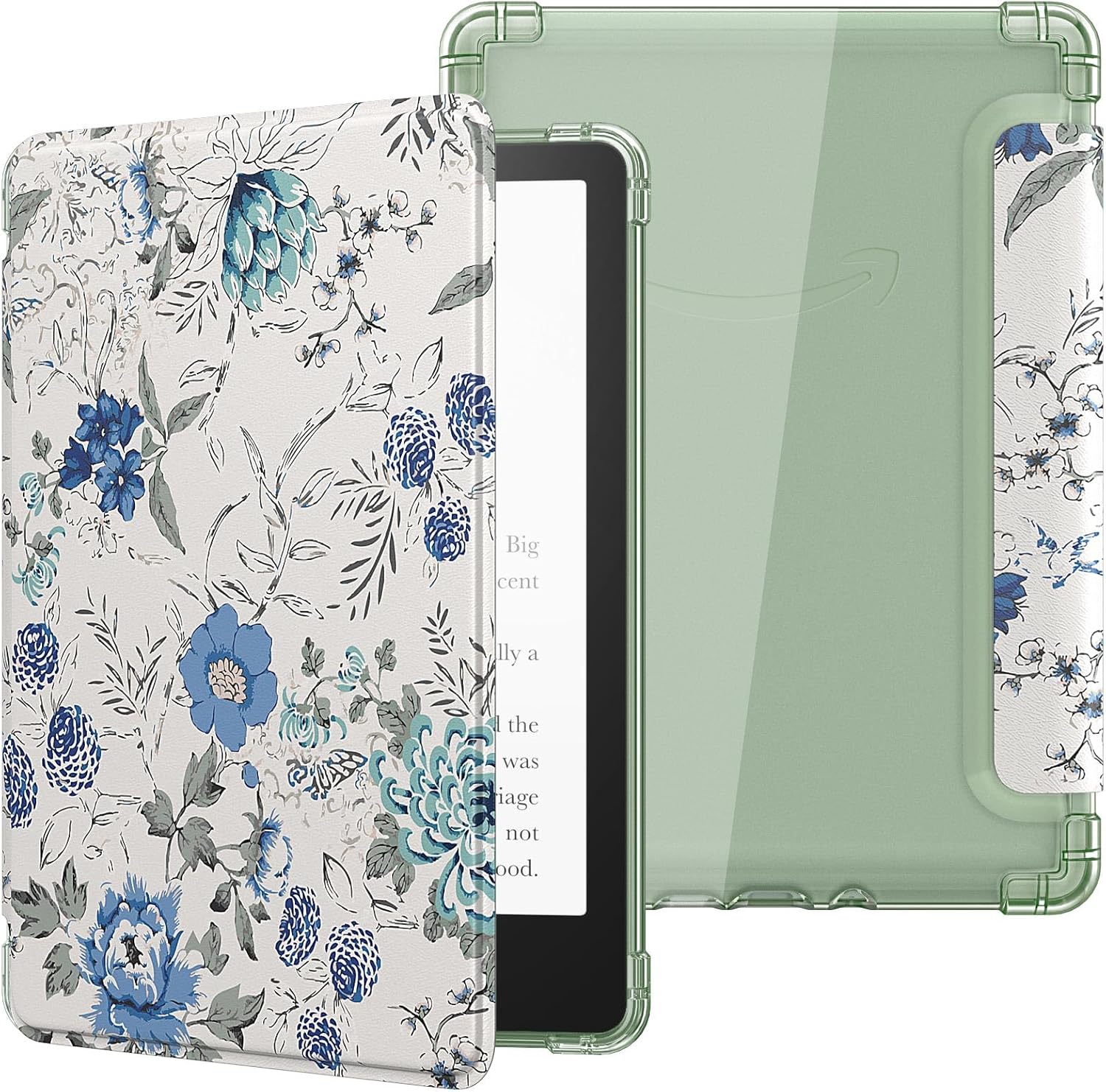 MoKo floral case for Kindle 11th generation front view