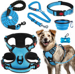 LOBEVE No Pull Dog Harness, Collar & Leash Set | Includes Dog Seat Belt, Collapsible Bowls & Poop Bag Dispenser. Ideal for Training, Walking, Hiking. Fits Small to Large Dogs(Pink-M) - Image 9