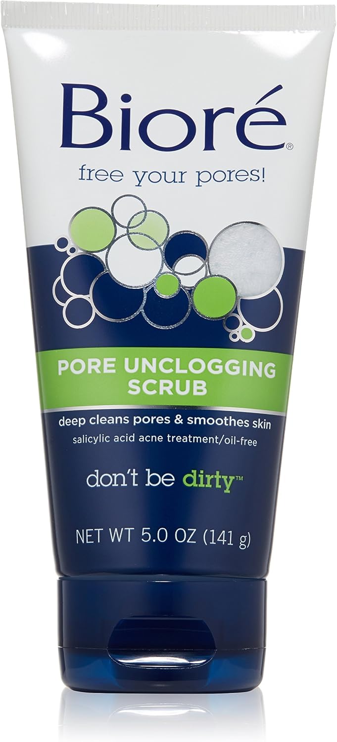 Biore Pore Unclogging Scrub 5 Ounce front view
