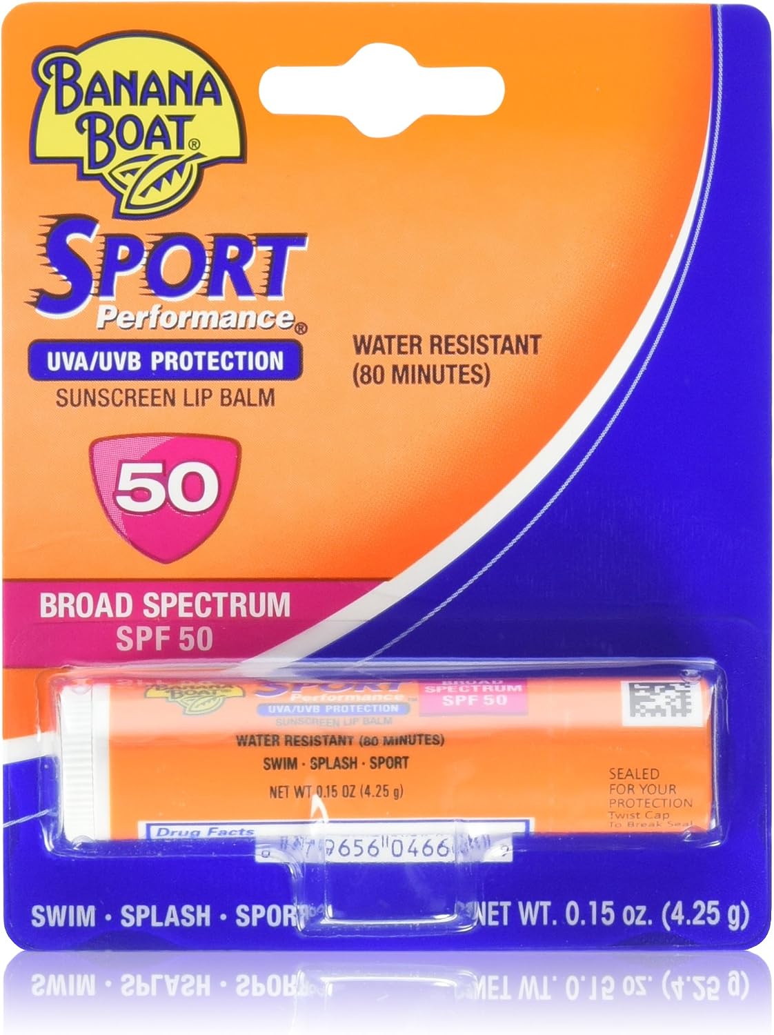 Banana Boat sport performance sunscreen lip balm lifestyle display