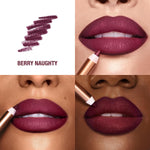 Charlotte Tilbury waterproof lip liner pencil showing the precise creamy tip