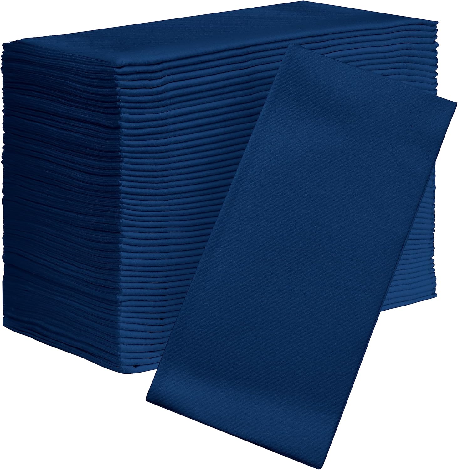 American Homestead Navy Blue Paper Napkins front view of 50 count pack.
