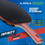 Joola Infinity Edge ergonomic flared wooden handle