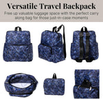 Baggallini Carryall Packable Backpack interior compartment
