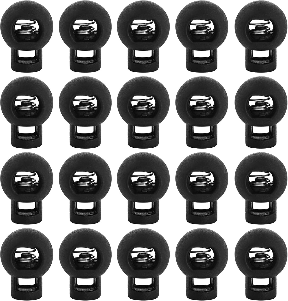 Super Z Outlet single hole spring loaded cord fasteners front view