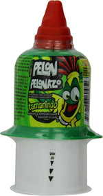 Close up of Pelonazo tamarind push-pop resealable cap