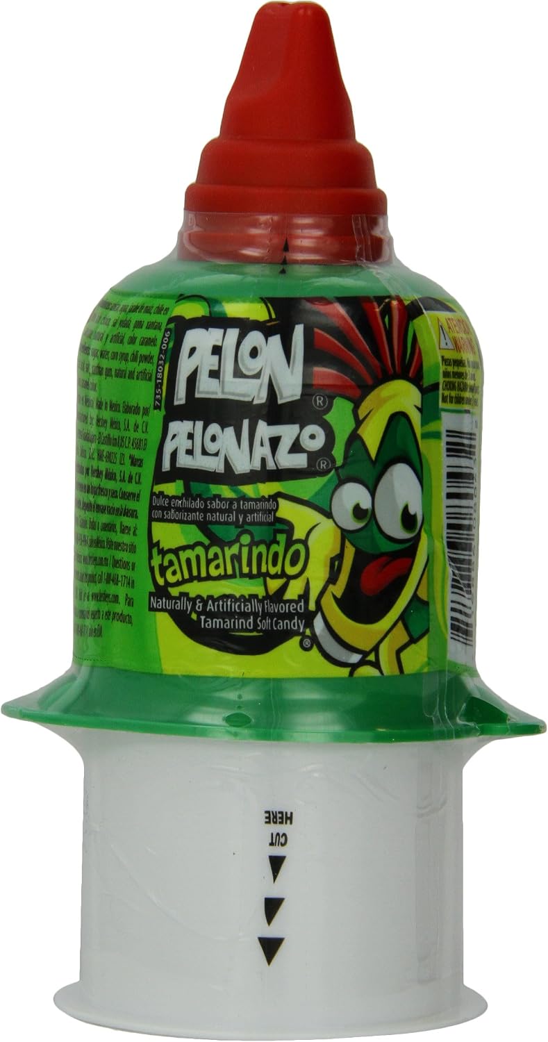 Close up of Pelonazo tamarind push-pop resealable cap