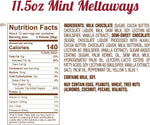 Bite sized mint meltaway candies displaying the smooth pastel coating option.
