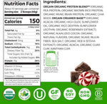 Orgain protein powder 21 grams plant protein label detail