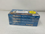 Side profile of Nestle Goobers candy boxes showing portion size
