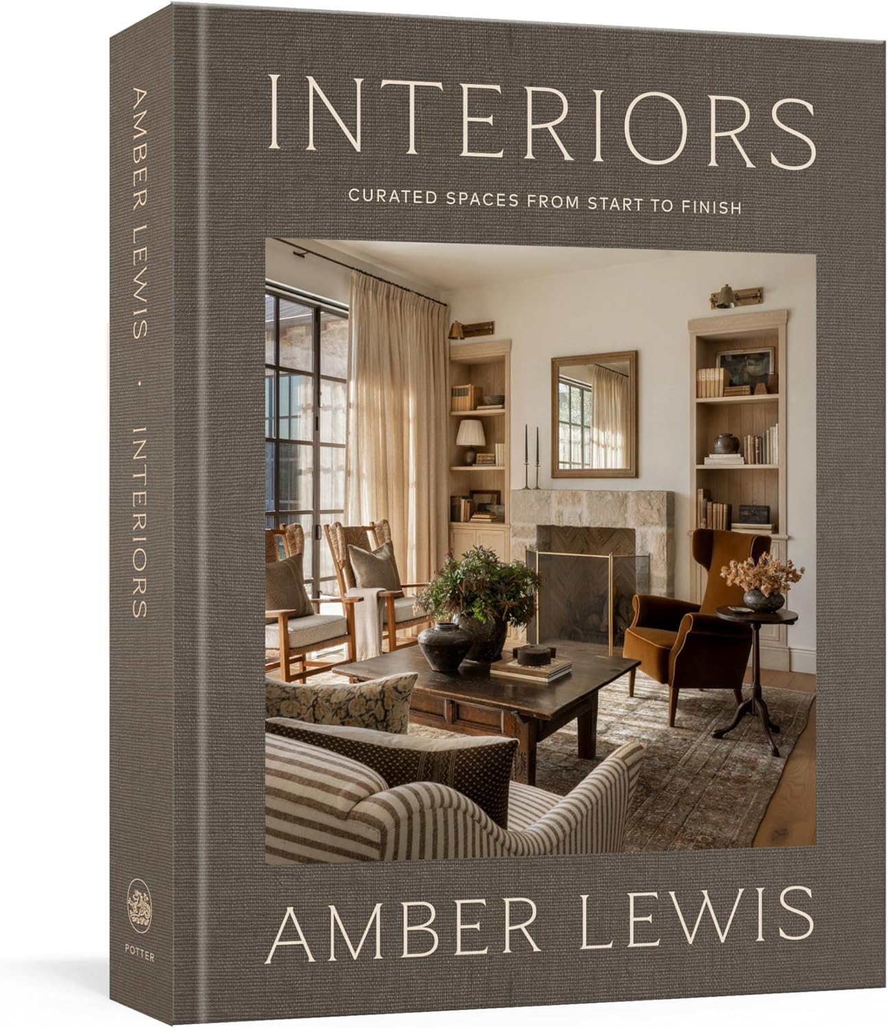 Amber Lewis Interiors Home Renovation and Design Book hardcover front cover view.