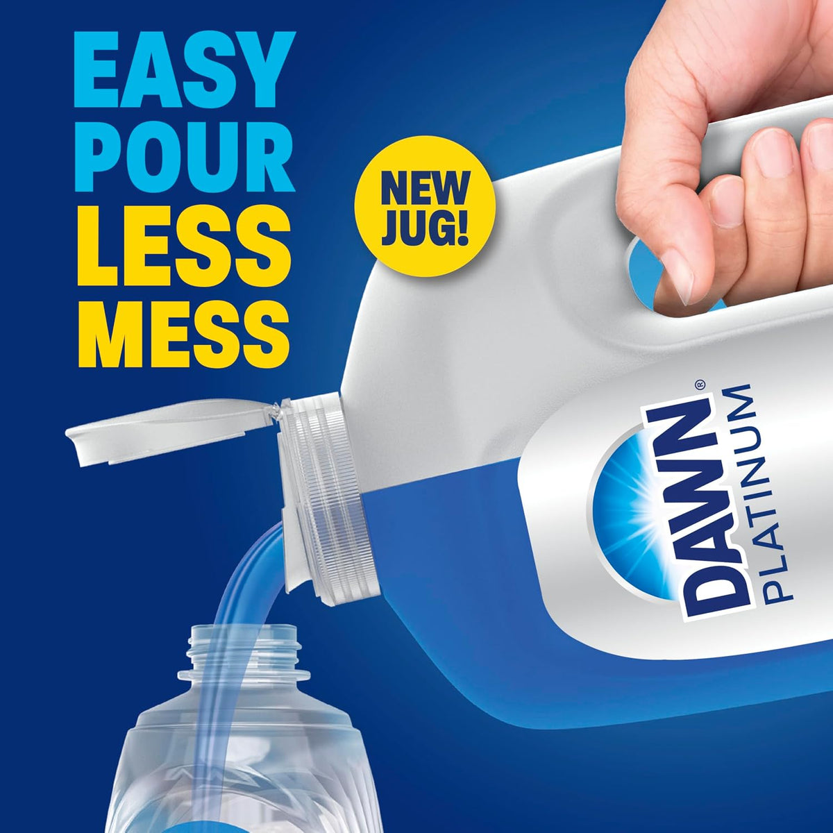 Dawn dishwashing liquid bottle angled lifestyle view