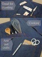 Claypron artist apron pocket detail