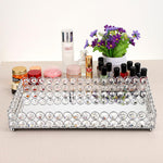 Hipiwe bathroom vanity tray displaying beauty accessories