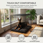 Drounphi dog crate pad inside wire kennel for small dogs