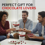 Snackathon Double Chocolate Covered Cherries, 18 OZ Resealable Bulk Bag, Tart Dried Red Cherries Coated in Creamy Milk Chocolate & White Chocolate, Indulgent for Snacking & Gifting - Image 6