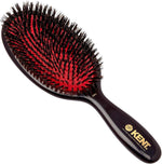 Kent CSFM Classic Shine Large Oval Cushion Straightening Brush and Hair Detangler - Natural Black Boar Bristle Hair Brush - Shine Hair Brush and Scalp Scrubber for Shoulder to Mid-Length Hair - Image 9