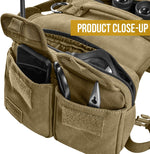 Adjustable straps and UTX-Duraflex quick release buckles on the OneTigris medium harness