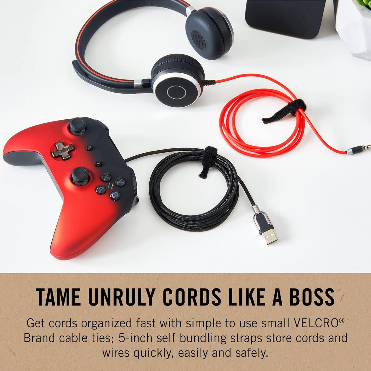VELCRO Brand ECO Collection straps in black color