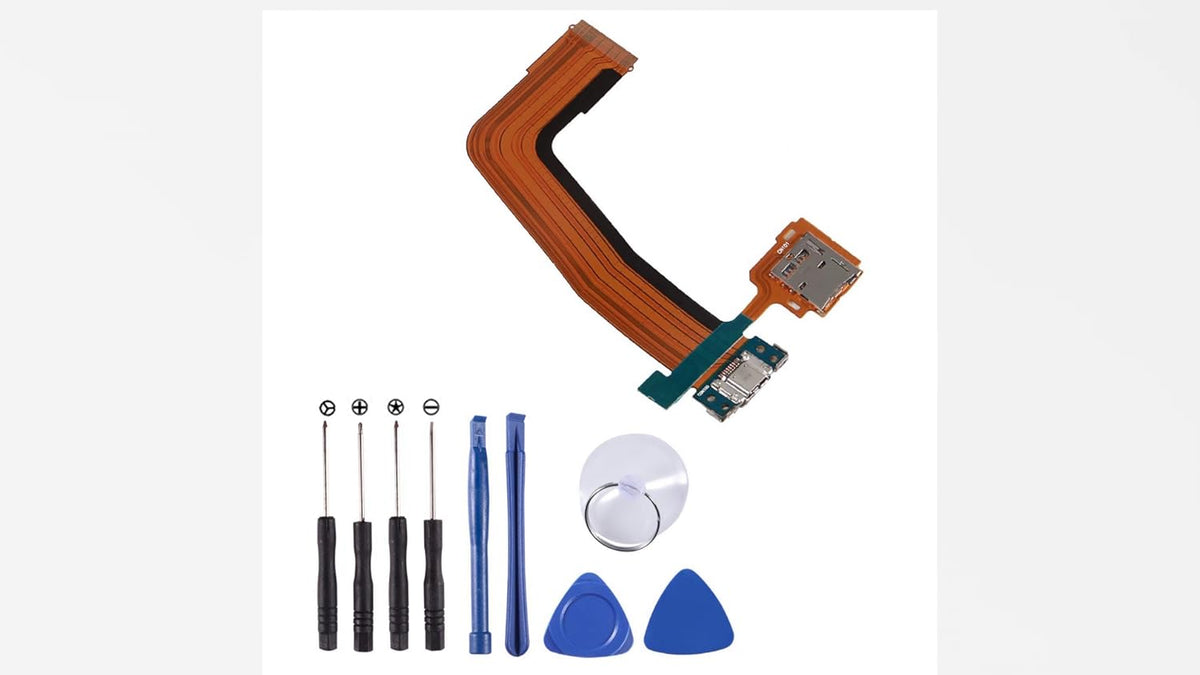 Internal components of Samsung tablet charging module