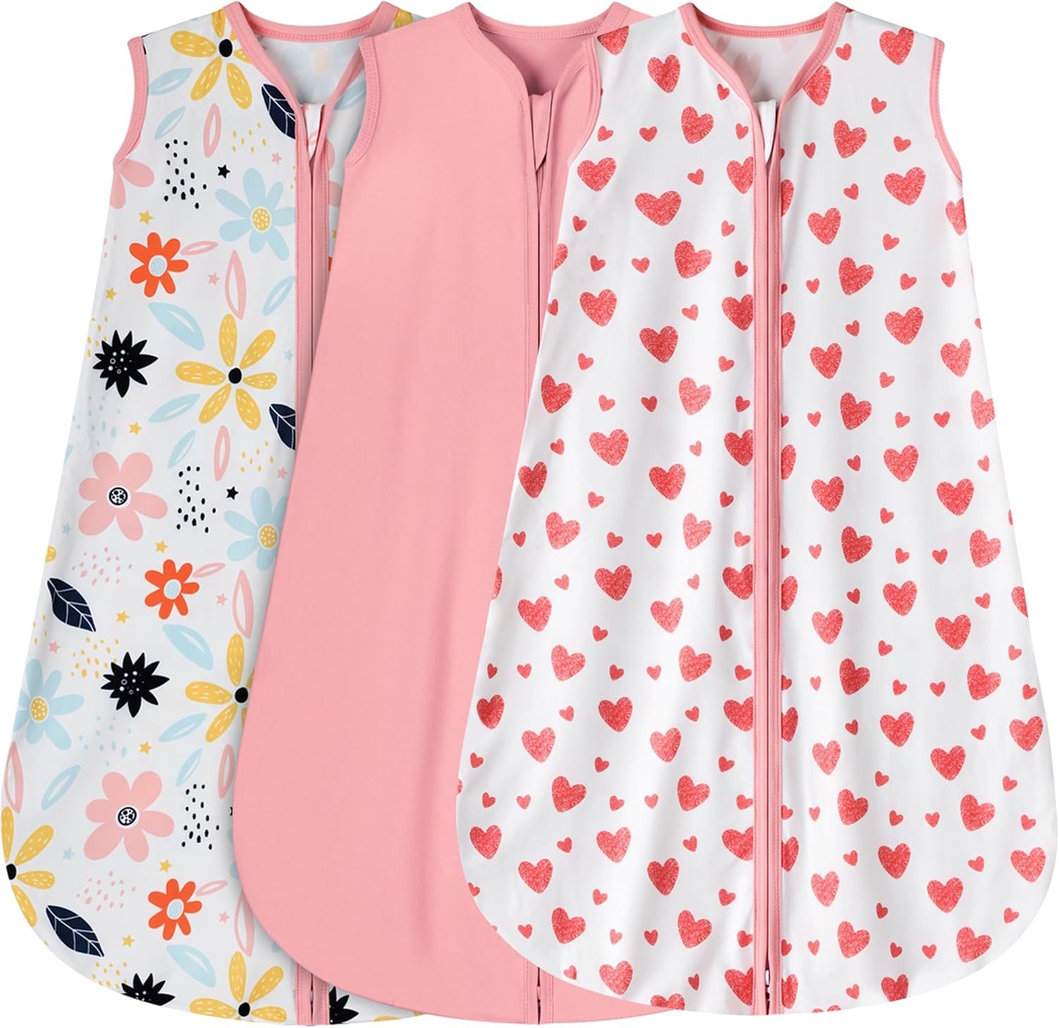 BSTOPPT 3 Pack Baby Sleep Sack front view